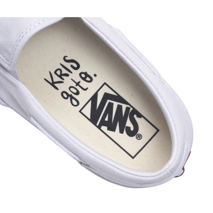 VANS Giày Lười Canvas In Hoa Thời Trang Cho Cặp Đôi