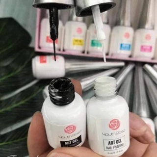 Cọ nét Hoa Hồng Đen , Trắng , cọ vẽ móng nail