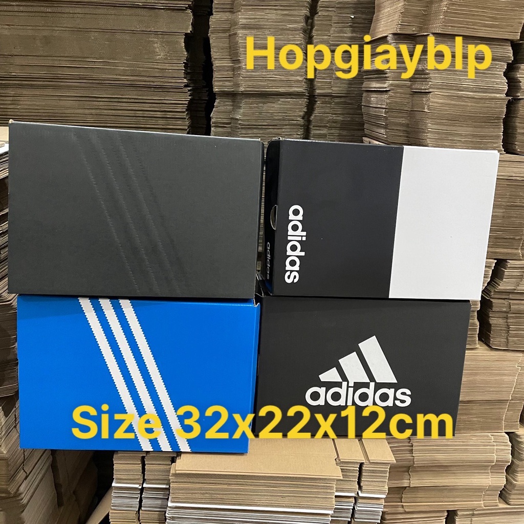 5 HỘP GIÀY ADIDAS CHÍNH HÃNG SIZE 30X20.5X12CM NHIỀU MÀU