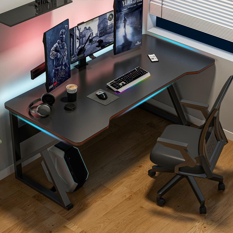 Bàn làm việc Chữ K, Bàn học Gaming, KT D1200 x R600 x C750, Chân sắt sơn tĩnh điện, Mặt gổ công nghiệp