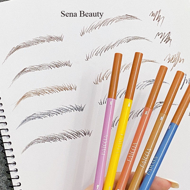 Chì kẻ mày chống nước Faiccia Rainbow Cầu Vồng Sena Beauty