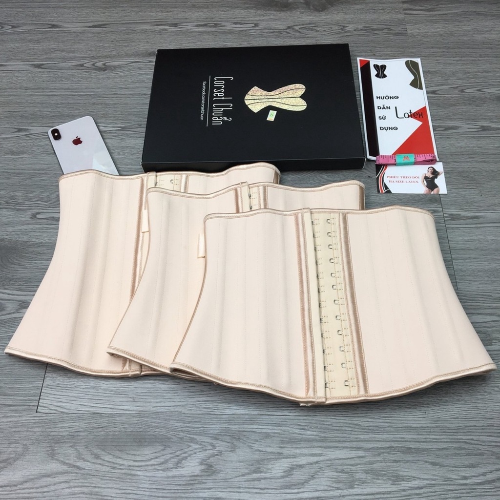 Đai nịt bụng latex chính hãng 25 xương Hy Lạp, cao gừng Hoàng Cung
