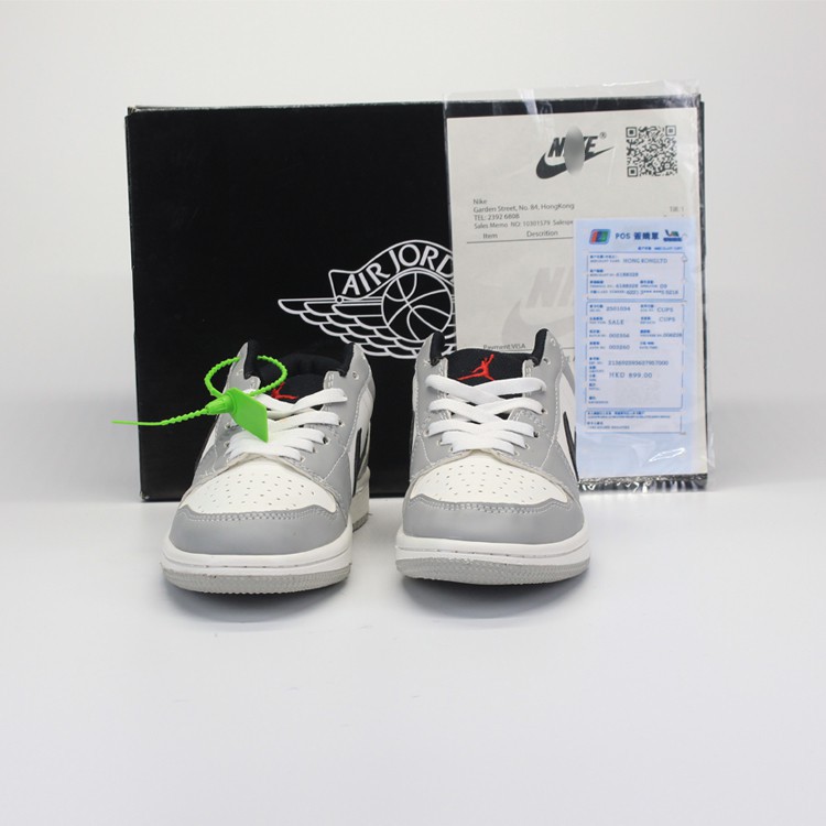 [FREE SHIP-HÀNG QUẢNG CHÂU]  Giày thể thao sneaker NK Air Jordan 1 Grey Toe Low Cổ Thấp Xám Đen full  box. X-Rio Store