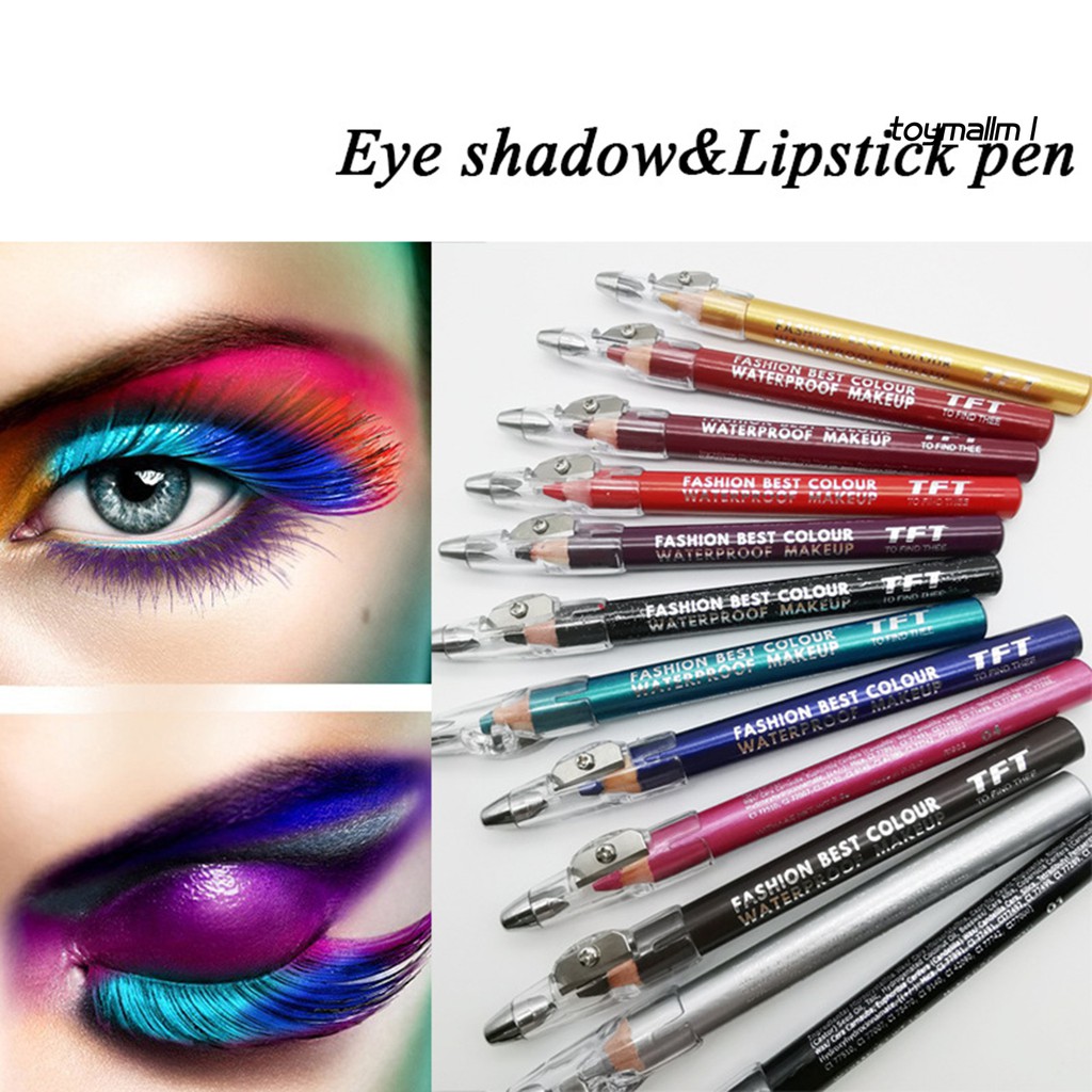 [Hàng mới về] Chì kẻ mắt lâu trôi kháng nước nhanh khô nhiều màu sắc tùy chọn cho nữ kèm đồ gọt bút chì | BigBuy360 - bigbuy360.vn