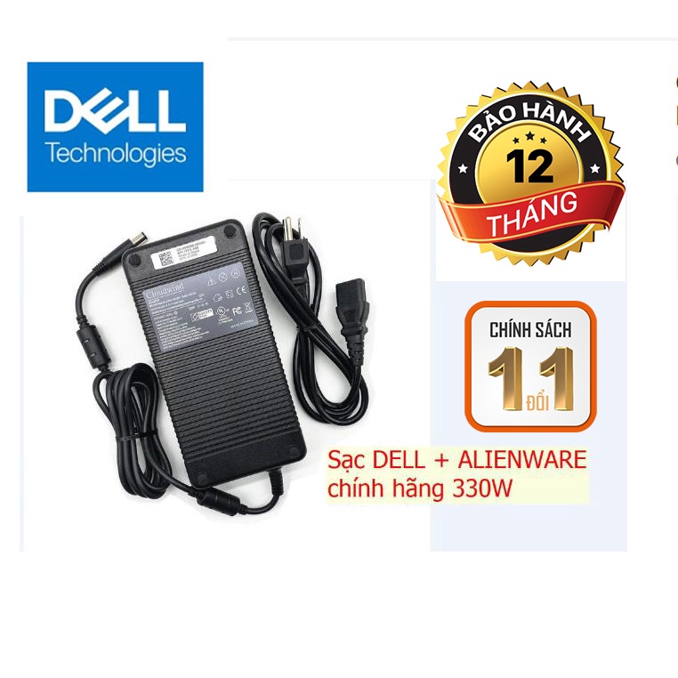 Sạc Dell 330W và Alienware 330W Laptop hàng nguyên bản theo máy Alienware