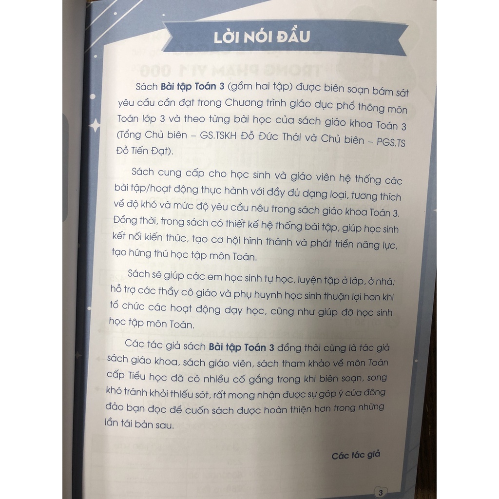 Sách - Bài tập toán 3