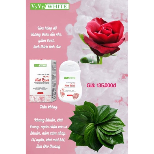 Dung dịch vệ sinh phụ nữ Mint Rose