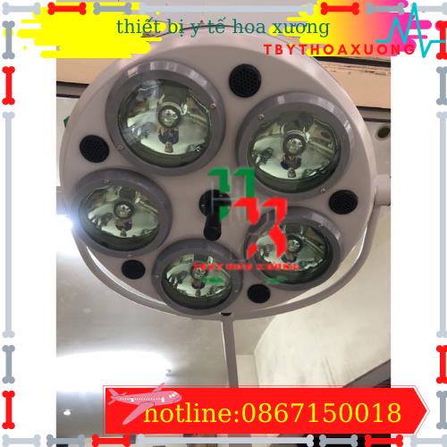 Đèn Phẫu Thuật Halogen 5 bóng HMSL-510HC (Đèn mổ Treo Trần)