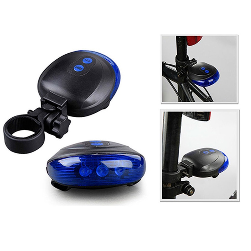 Đèn LED Cảnh Báo An Toàn Gắn Đuôi Xe Đạp