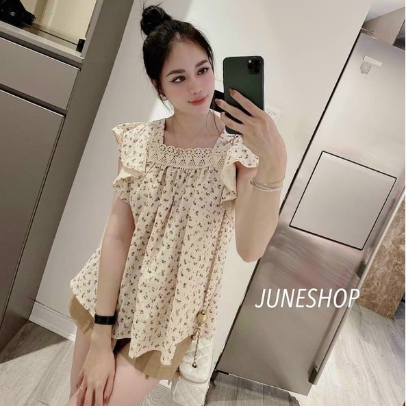 Áo bầu giá rẻ thô lạnh ko nhăn cho bầu đi làm, đi chơi cực xinh - HT-KidsMomy