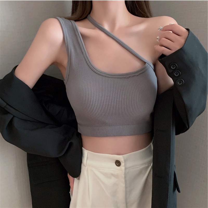 SUXI Áo Croptop nhiều mắc sắc tùy chọn thời trang quyến rũ cho nữ