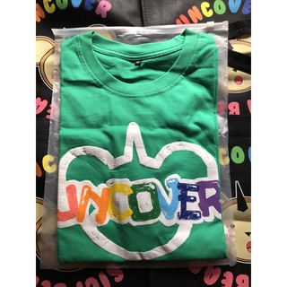 Tee logo Uncover xanh size M