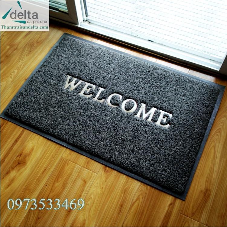 Thảm chùi chân welcome 1,2x1,8m HÀNG DÀY LOẠI 1.