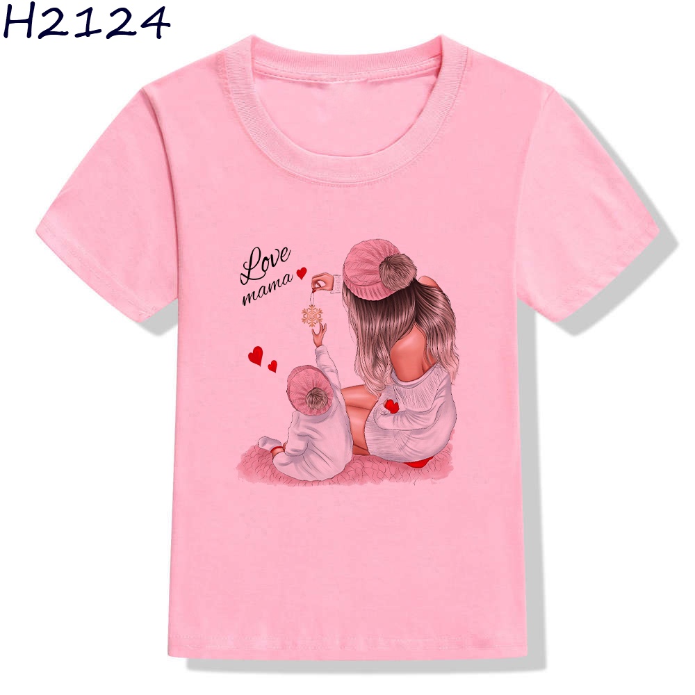 Áo Thun Gia Đình Mẹ Và Con Gái
