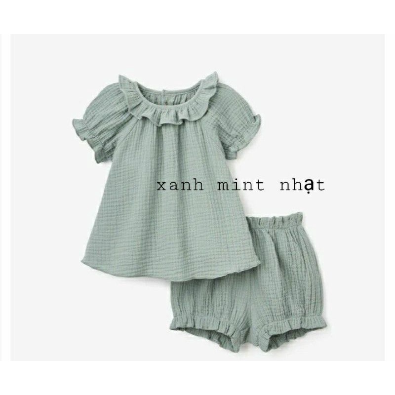 Vải xô muslin màu trơn 55k/m