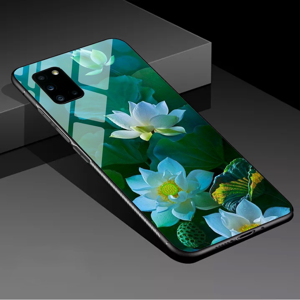 Ốp lưng Oppo A16/A16K mặt kính cường lực