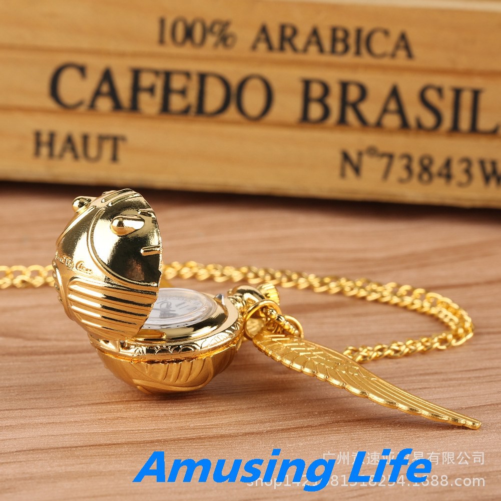 Quartz Pocket Watch Mới Harry Potter Trái Snitch Bóng Lớn Cánh Retro Thạch Anh Nhỏ Đồng Hồ Bỏ Túi Nhà Sản Xuất Bán Buôn | BigBuy360 - bigbuy360.vn