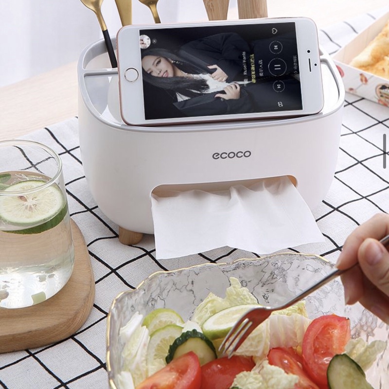 Hộp đựng khăn giấy ăn để bàn Ecoco - ECOCO 2009