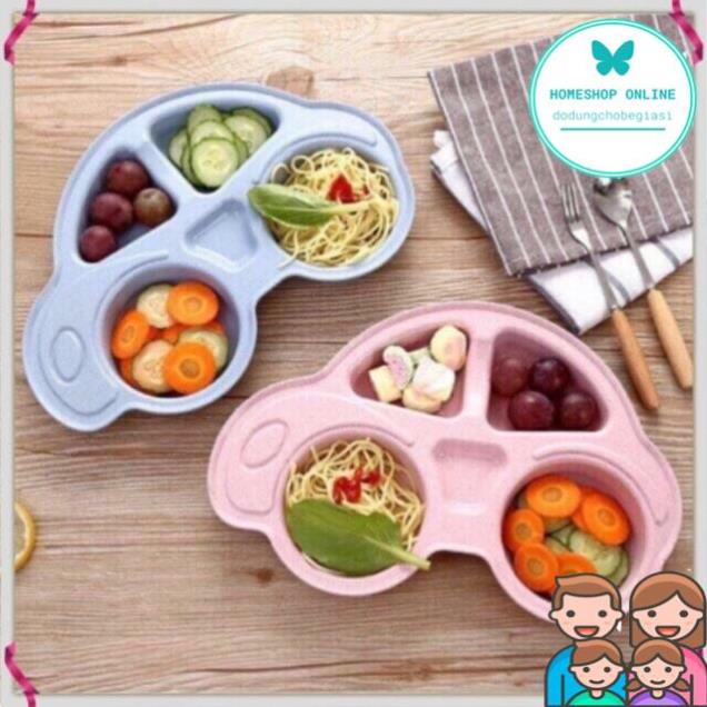 Khay ăn dặm lúa mạch hình Oto