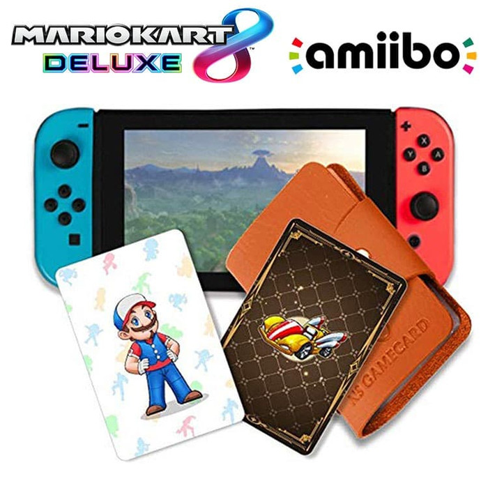 1 Bộ 20 Thẻ Chơi Game Mario Kart 8 Deluxe Nintendo Switch Amiibo Nfc