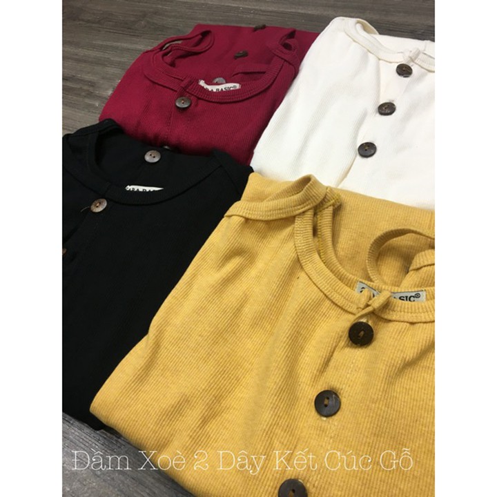 ĐẦM BODY ❄ FREESHIP ❄ VÁY 2 DÂY CÚC GỖ RẺ ĐẸP THỜI TRANG XIXO MÃ DAM0004 | BigBuy360 - bigbuy360.vn