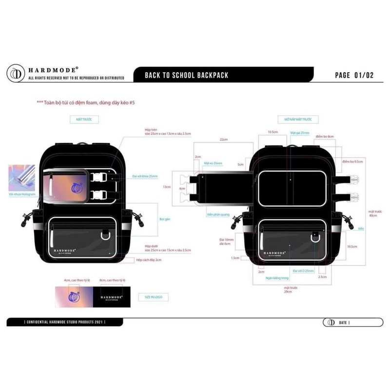 Balo localbrand Hardmode SS2 BACKPACK