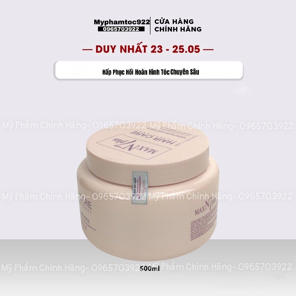 Kem ủ tóc N7 Hoàn hình Max N7plus 500ml Mẫu mới