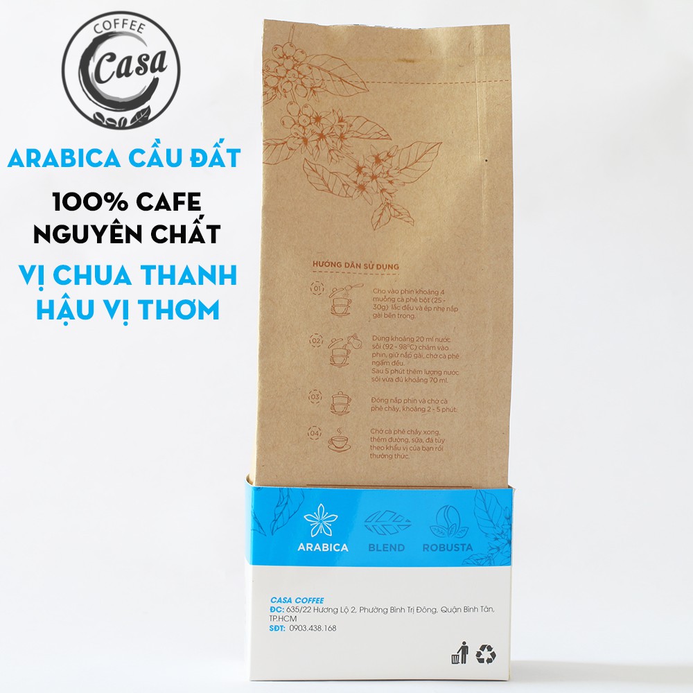 Cà phê hạt Arabica nguyên chất 250gr - Casa Coffee | BigBuy360 - bigbuy360.vn