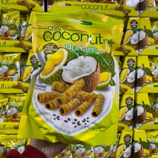 Bánh ống Crisy Coconut Rolls Durian Costco Úc 285g