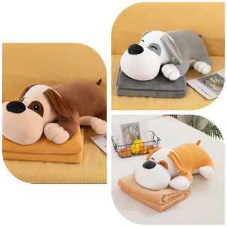 SÉT GẤU BÔNG CÓ MỀN 3in1 HÌNH CHÓ TAI DÀI