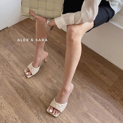 SHU STORE - GUỐC CHẦN Ô NỮ THỜI TRANG QUAI NGANG GÓT NHỌN