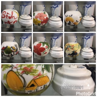 Đền tinh dầu dáng tròn!