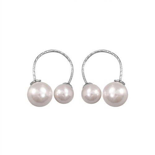 Bông Tai Bạc 925 Ngọc Trai Nhân Tạo Cao Cấp TT 3417