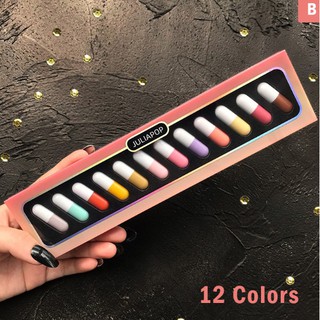 Set 1 / 16 Thỏi Son Kem Mini Tông Lì Chống Nước Nhiều Màu Sắc