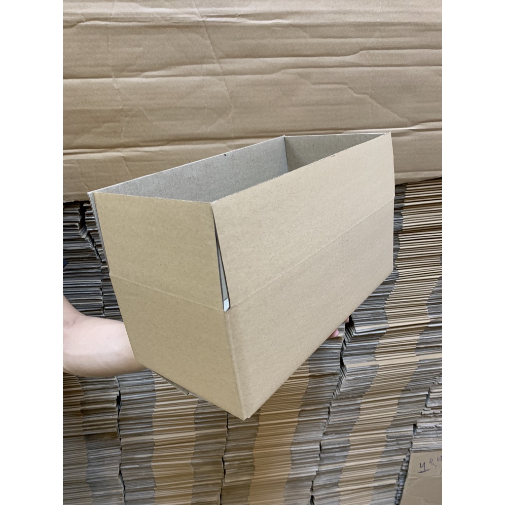 Combo 50 hộp carton đóng gói hàng 30x15x10 - Bao bì Gia Nguyễn