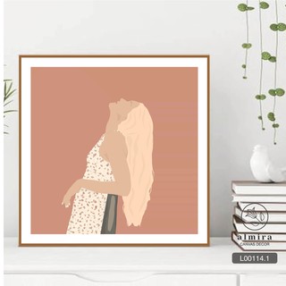 🌤️ Tranh treo tường nghệ thuật đơn giản bằng vải canvas siêu nhẹ - tặng đinh treo 3 chân [L001]