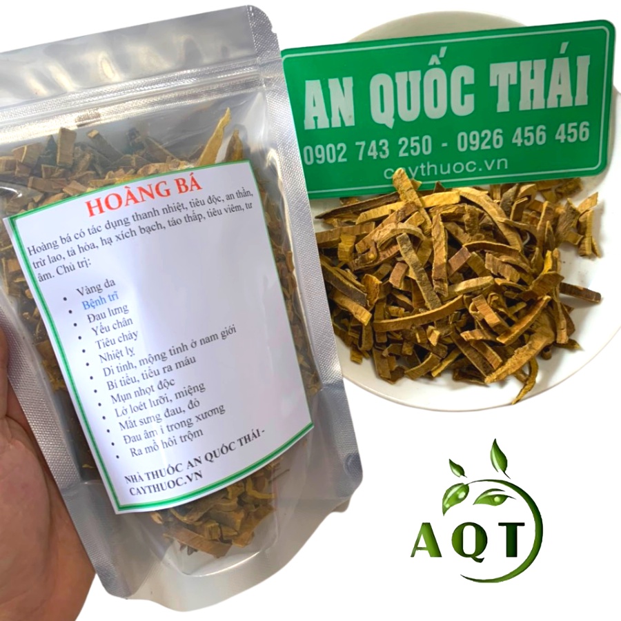 Hoàng Bá Khô, Xịn 500g (Vàng, Đẹp), Hoàng Bá Thượng Hạng, Hàng Chuẩn Loại 1