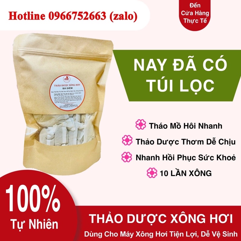 Lá Xông Giải Cảm - Thảo Dược Xông Hơi Túi Lọc Cho Máy Xông Hơi - Shop Bechit