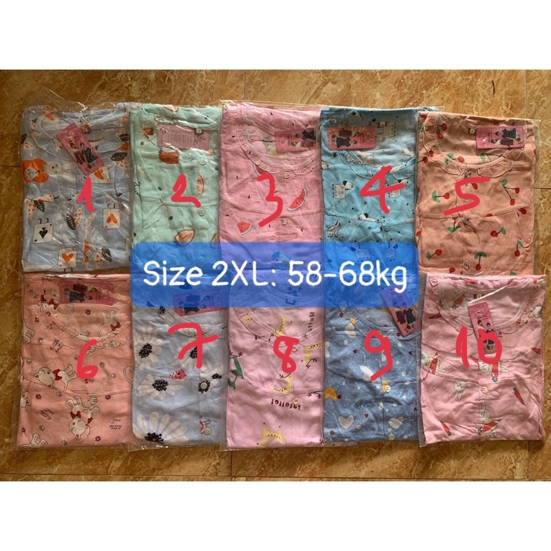 (Hàng đẹp) Bộ lanh sau sinh đủ size (48-78kg)