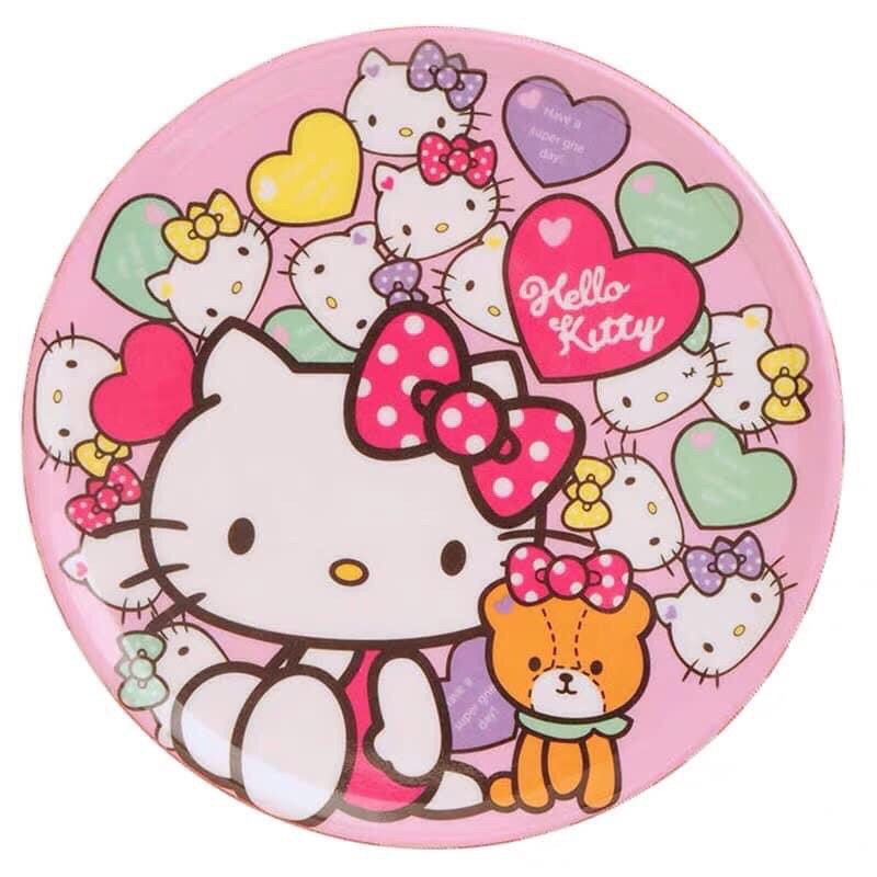 Đĩa Hello kitty + Doraemon