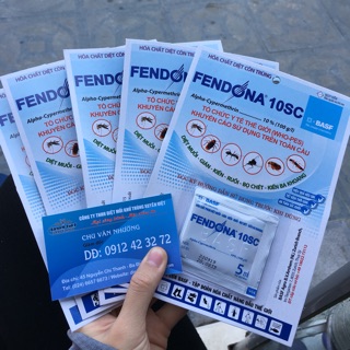 Combo 5 gói FENDONA thuốc diệt muỗi không mùi của Đức