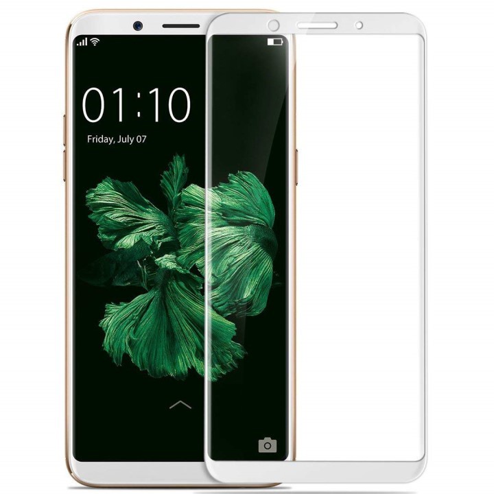 Kính Cường Lực Oppo F5 - Kính Trong Suốt / Full Màn hình Độ Cứng 9h+ Tặng Kèm Khăn Lau