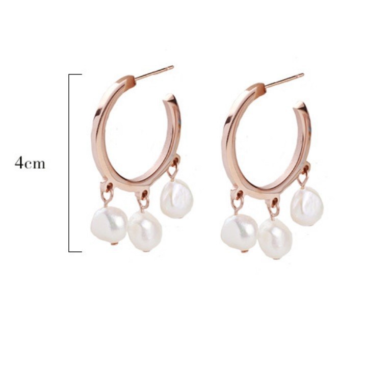 Bông Tai Dự Tiệc Titan Không Đen TT 1745