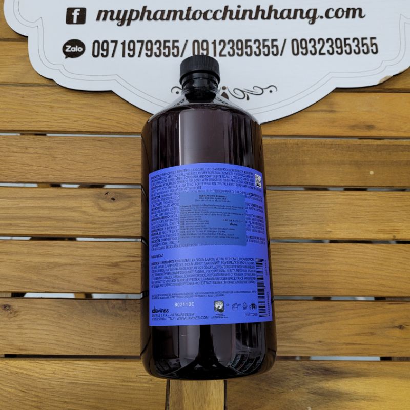 DẦU GỘI CÂN BẰNG DẦU DAVINES REBALANCING 250ml - 1000ML