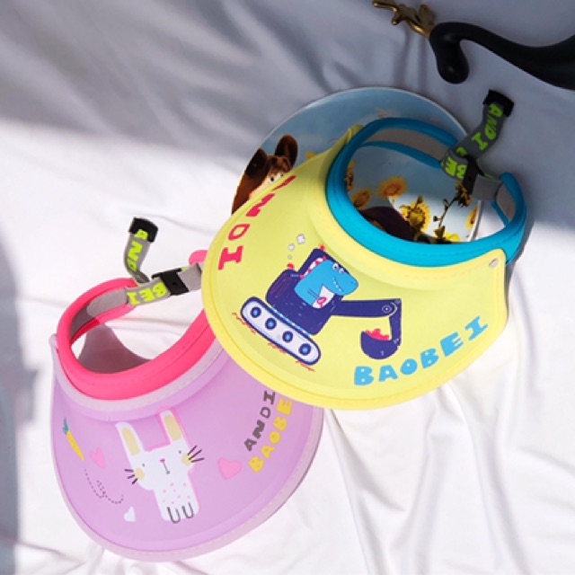 Mũ chống nắng mùa hè nửa đầu cho bé Style Hàn quốc