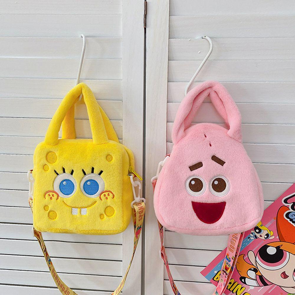 DANILO Túi Xách Tay Nhỏ Nhắn In Hình Spongebob Dễ Thương Dành Cho Nữ