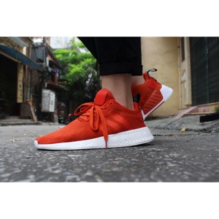 Giày nmd r2 đỏ cam - có sẵn