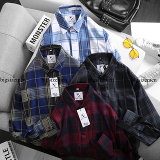 (Size 4XL - 8XL tới 130kg) ÁO SƠ MI NAM BIG SIZE