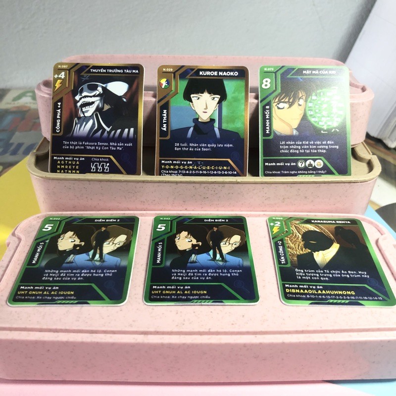 Thẻ Toonies Conan - Thẻ manh mối (đã bóc)