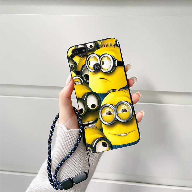 Ốp Lưng Iphone Cạnh Vuông,Bảo Vệ Camera In Hình Minion j05 ip 7Plus,8Plus,x,xs,xsmax,11,11promax,12,12promax,13,13promax